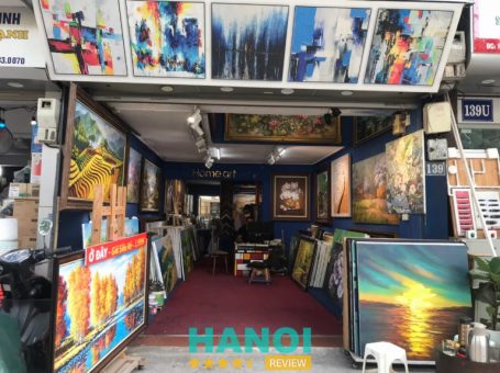Tranh sơn dầu đẹp ở Hà Nội