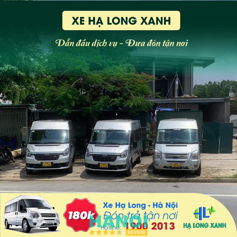 Công ty xe khách 16 chỗ Hạ Long Xanh – Hai Bà Trưng