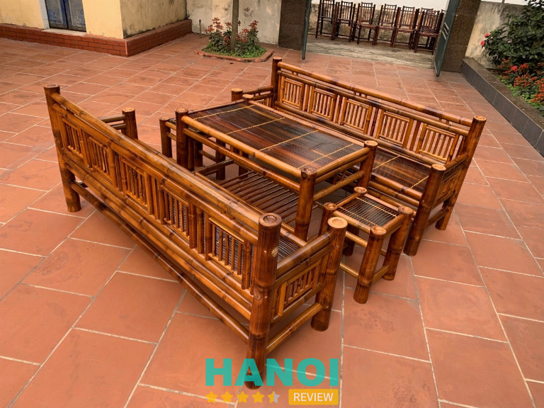 Bàn Ghế Tre Xuân Lai - Hoài Đức