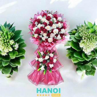 Kệ hoa chúc mừng khai trương ở Thanh Xuân FLoLi