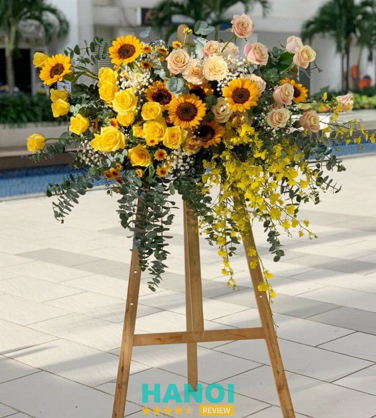 hoa khai trương ở Hoài Đức 