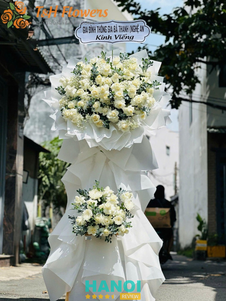 Hoa chia buồn - Thế giới hoa đa dạng, chất lượng tại T&H Flower