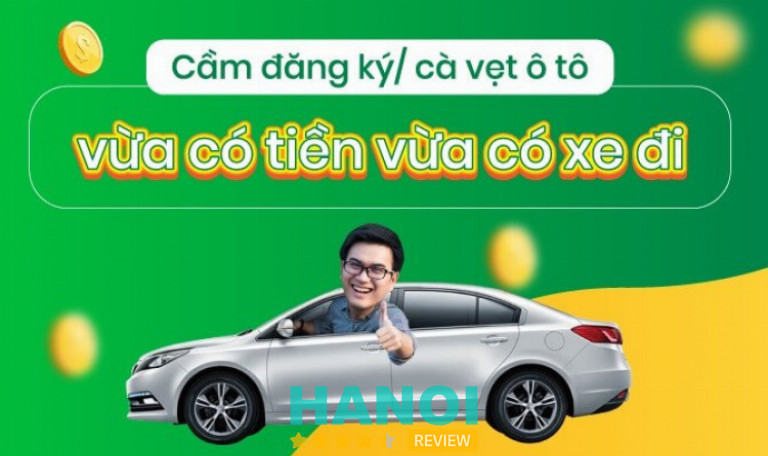 vay tiền bằng cavet xe ô tô