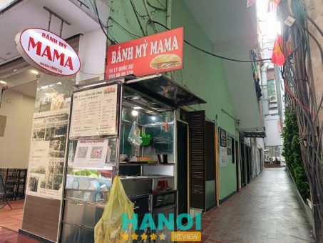 Bài viết đánh giá về Bánh mì Mama: 54 Lý Quốc Sư, Hoàn Kiếm