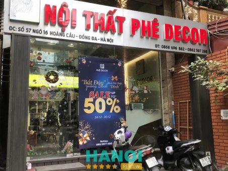 Bài viết đánh giá về Nội thất Phê Decor: 57 ngõ 16 Hoàng Cầu, P. Ô Chợ Dừa