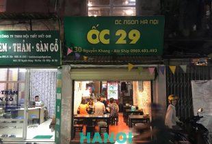 Bài viết đánh giá về Quán Ốc 29: 130 Nguyễn Khang, Yên Hoà, Cầu Giấy