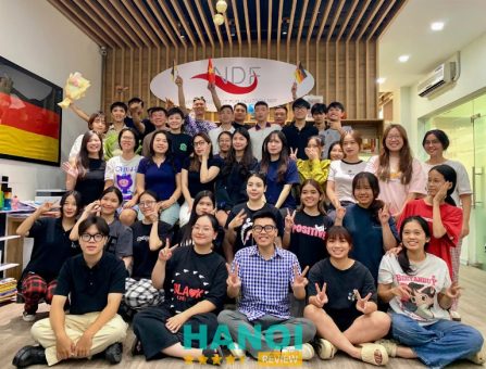 bài viết đánh giá về Trung tâm Tiếng Đức NDF: 285 Đội Cấn, P. Ngọc Hà