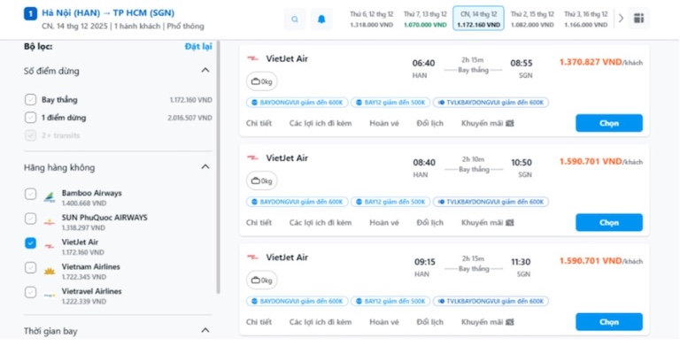 check ve may bay noi dia vj traveloka 3