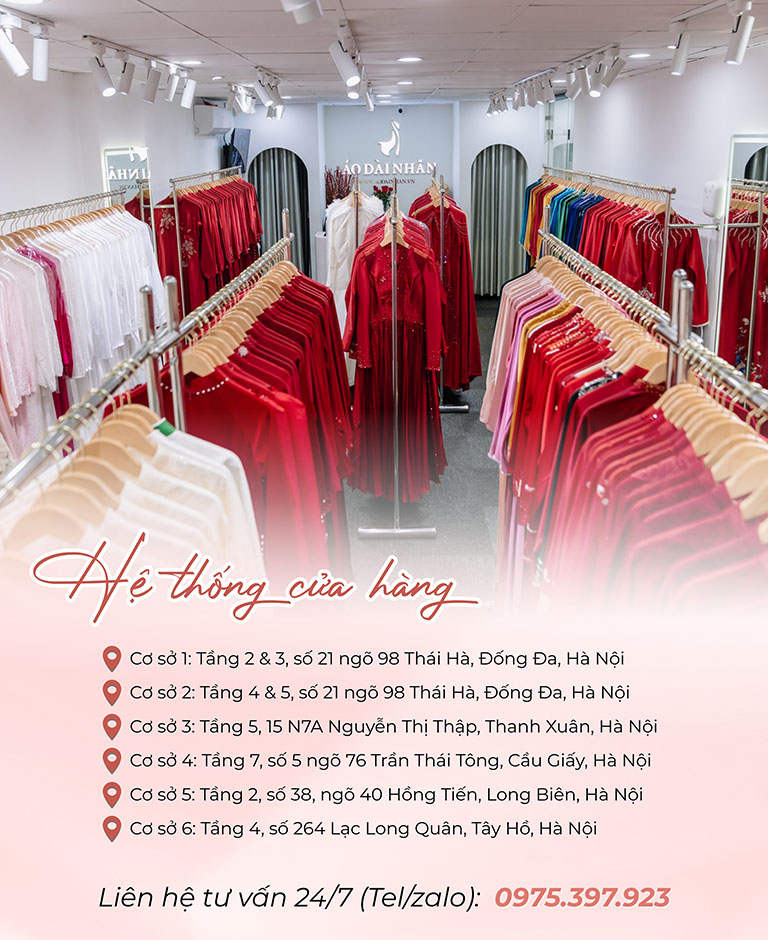 Cho thuê áo dài ở đống đa áo dài nhân