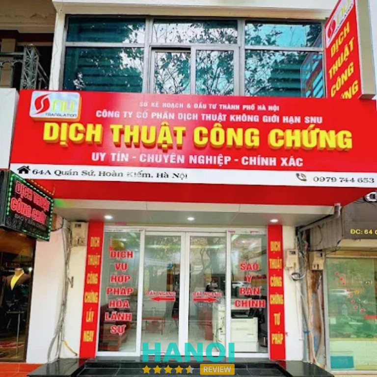 Dịch thuật SNU - 64 Quán Sứ