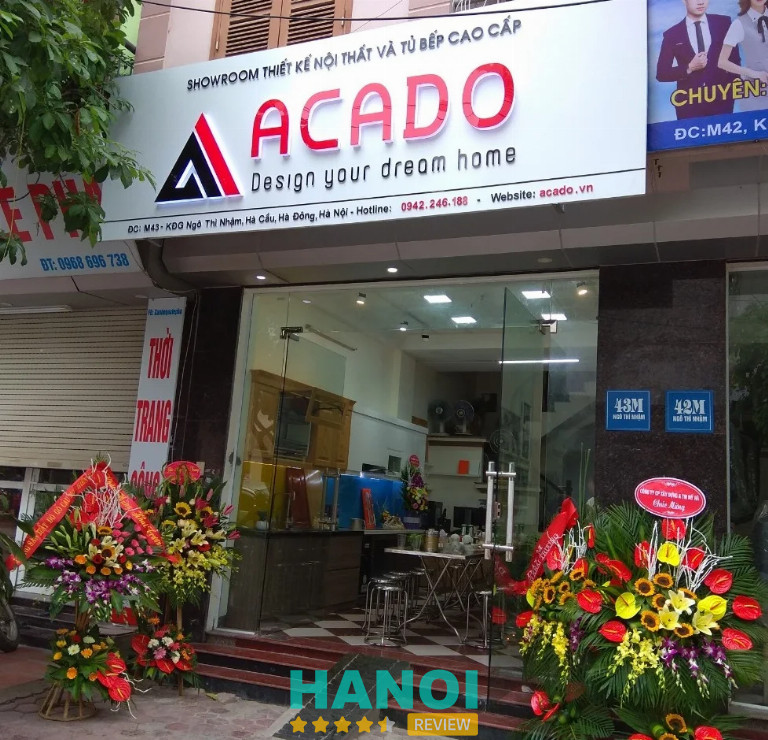 Bài viết đánh giá về Nội thất ACADO: M43 KĐG Ngô Thì Nhậm, P. Hà Đông