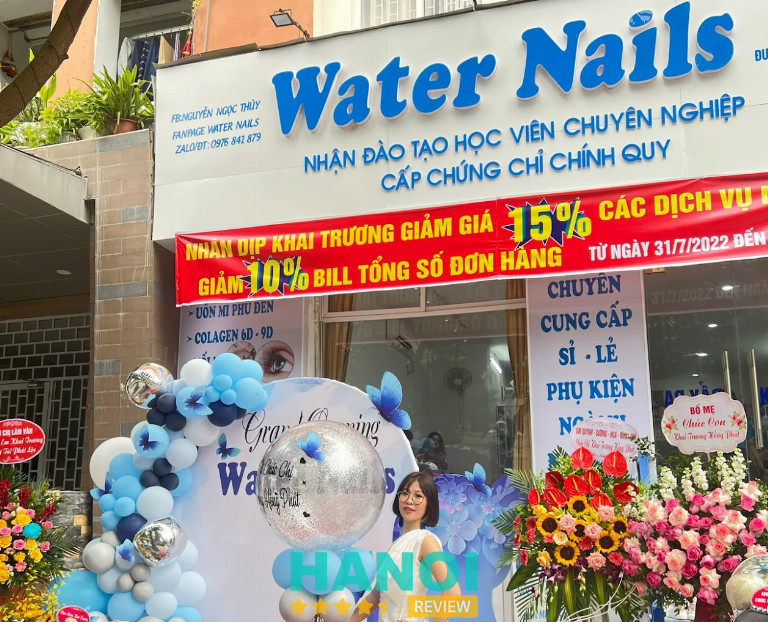 tiệm nail ở Nam Từ Liêm Water nail