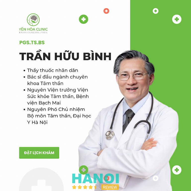 PGS.TS Trần Hữu Bình - Phòng khám Chuyên khoa Tâm thần Yên Hòa