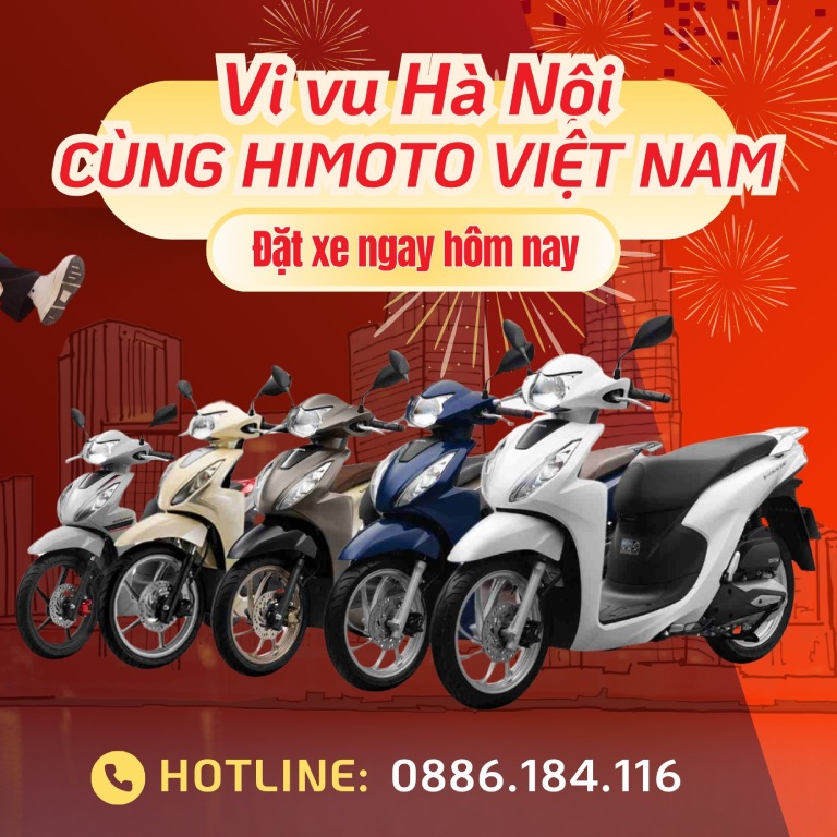 Dịch vụ cho thuê xe máy tại Hà Nội 