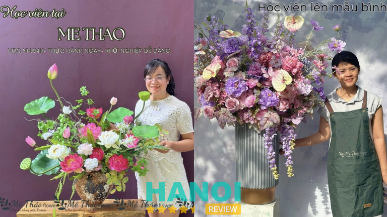 dạy cắm hoa mở shop hà nội