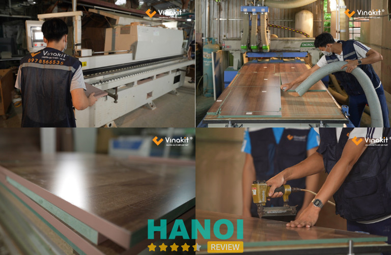 Vinakit cam kết sử dụng vật liệu chuẩn 100%