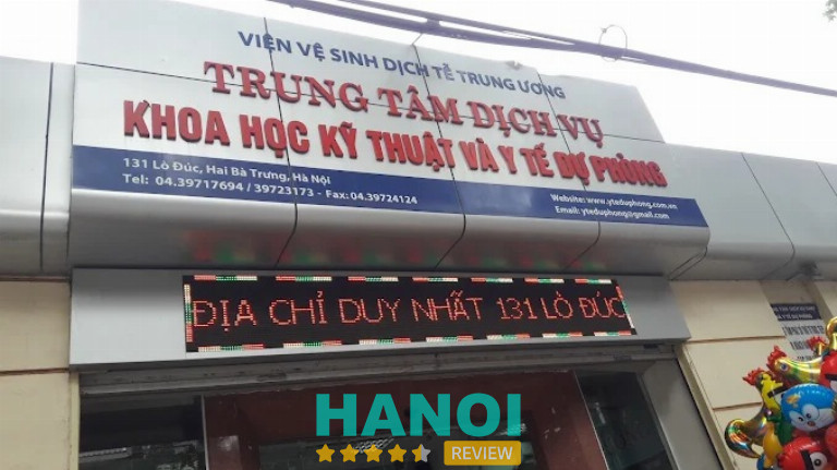 Trung tâm Dịch vụ Y tế Dự phòng - 131 Lò Đúc