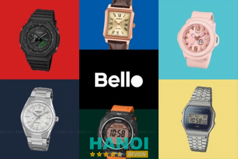Đồng hồ Casio chính hãng tại Bello uy tín nhất