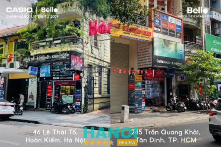 Đồng hồ Casio chính hãng tại Bello uy tín nhất