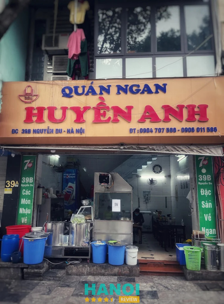 Bài viết đánh giá về Quán Ngan Huyền Anh: 39b Nguyễn Du, P. Hai Bà Trưng hà nội