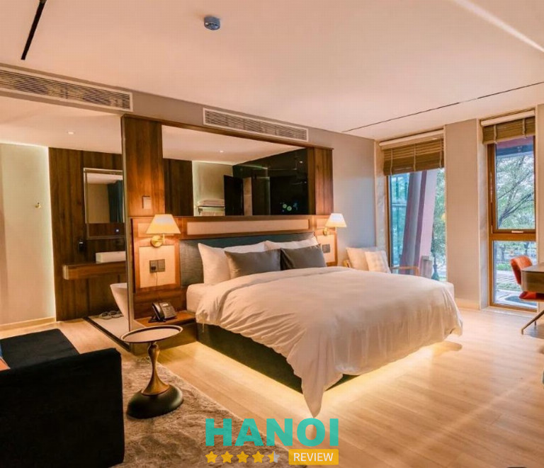 Phòng ngủ cao cấp tại dự án khách sạn được trang trí nội thất bởi El Casa