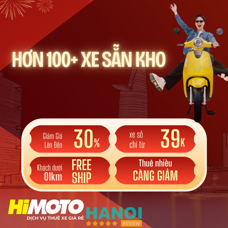 cho thuê xe máy HIMOTO