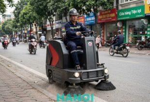 Cắt giảm lượng lớn nhân công nhờ đầu tư xe quét rác công nghiệp chính hãng