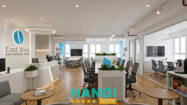 Dự án thiết kế và thi công văn phòng Công ty East West từ Inter Office