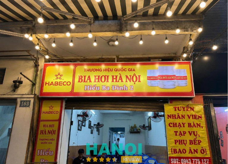 Quán bia hơi Hiếu Bia