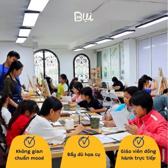 Trung tâm học vẽ mỹ thuật bụi