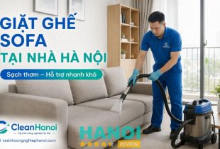 CleanHanoi giặt ghế sofa làm sạch trên từng chất liệu