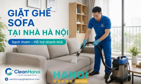cleanhanoi giặt ghế sofa