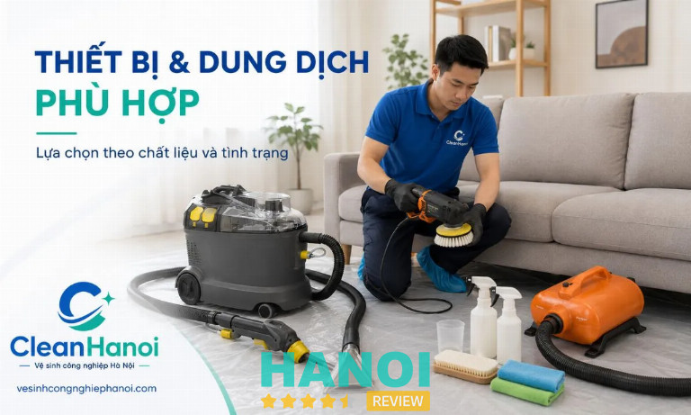cleanhanoi giặt ghế sofa