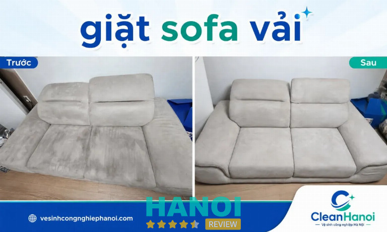 cleanhanoi giặt ghế sofa
