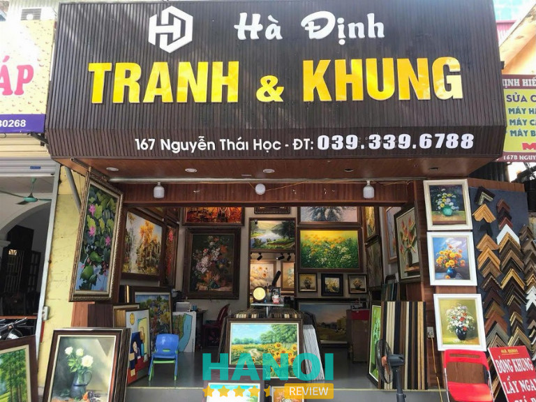 Tranh sơn dầu hà định hà nội