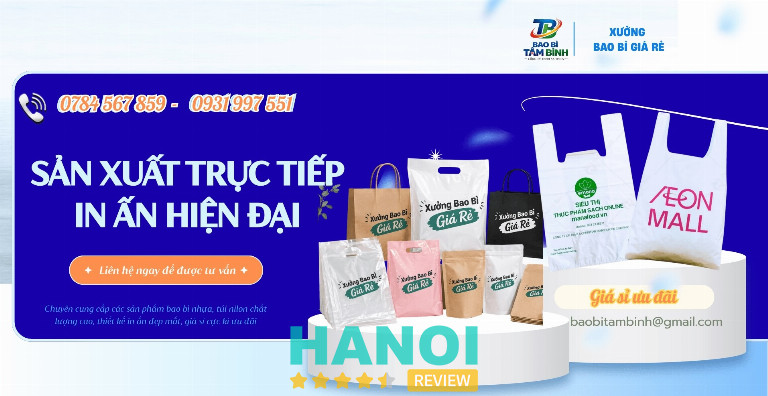 Bao bì Tâm Bình: xưởng sản xuất bao bì
