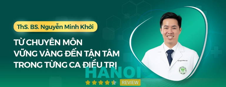 Thạc sĩ, Bác sĩ Nguyễn Minh Khởi chuyên Implant, chỉnh nha và phẫu thuật hàm mặt, từng tu nghiệp quốc tế