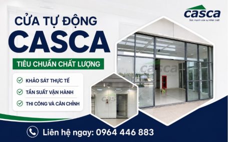 CASCA Việt Nam lắp đặt cửa tự động cho nhiều loại hình công trình