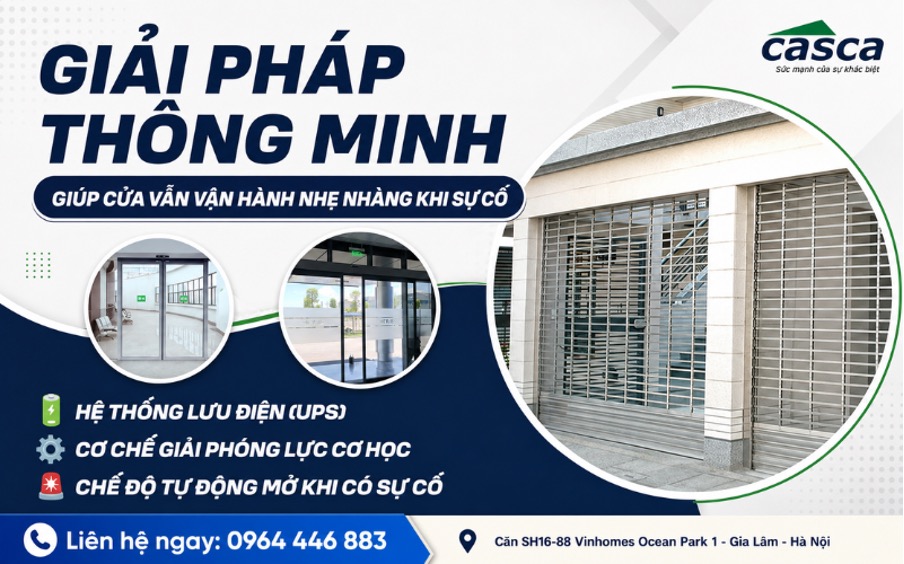 Giải pháp cửa tự động thông minh CASCA