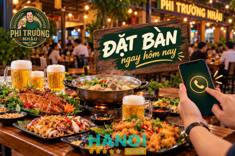 Cách liên hệ đặt bàn tại Nhậu Phi Trường cho những buổi gặp gỡ