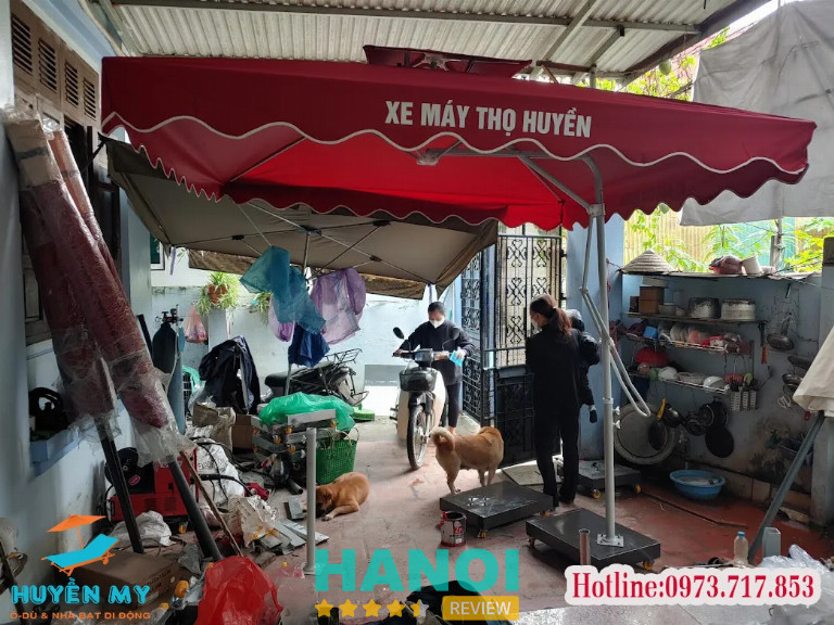 ô Dù che nắng Ô Lệch Tâm Huyền My Hà Nội