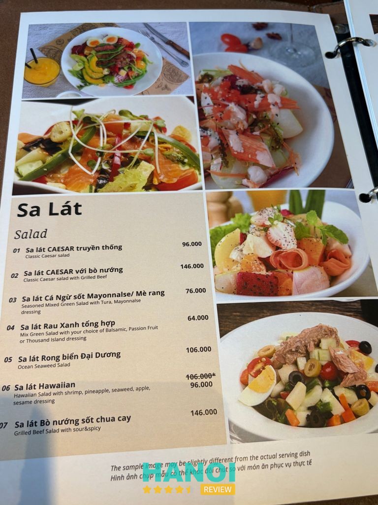 Botanica Restaurant steak tại Giảng Võ Hà Nội