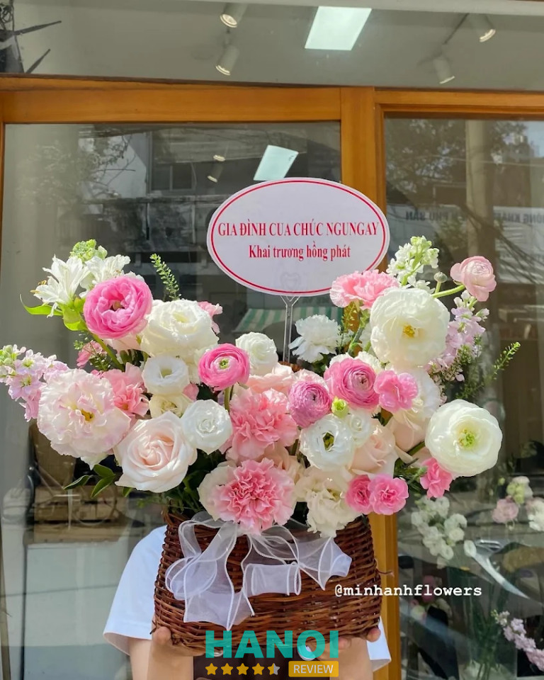 Minh Anh Flowers hoa khai trương ở Gia Lâm